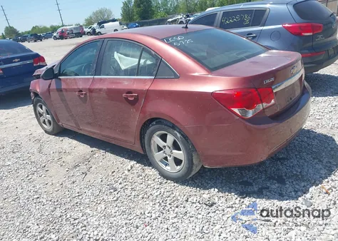 2012 Chevrolet Cruze Lt из США, поврежденный, VIN 1G1PE5SC4C7292115